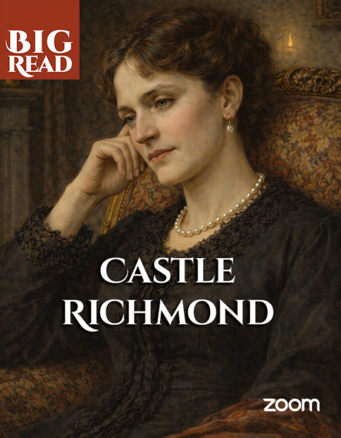 portrait of a Victorian woman gazing complatively