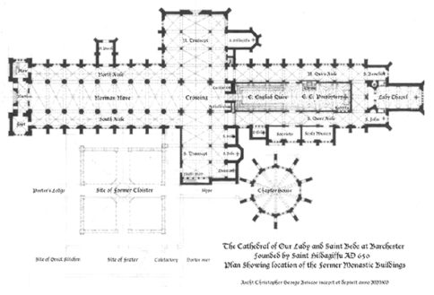 Plan of Barchester Cathedral