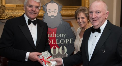 Sir John Major, Dame Norma Major and Trollope Society Chair Michael Williamson