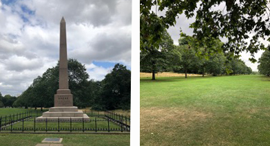 Speke Monument and Kensington Gardens